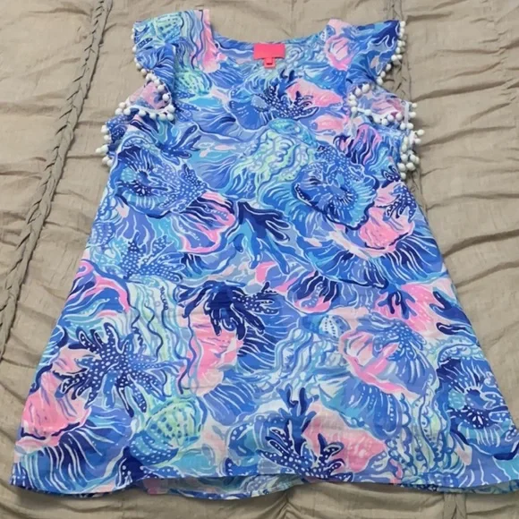 Lilly Pulitzer Astara Linen Dress with Pom-Poms - Picture 7 of 15